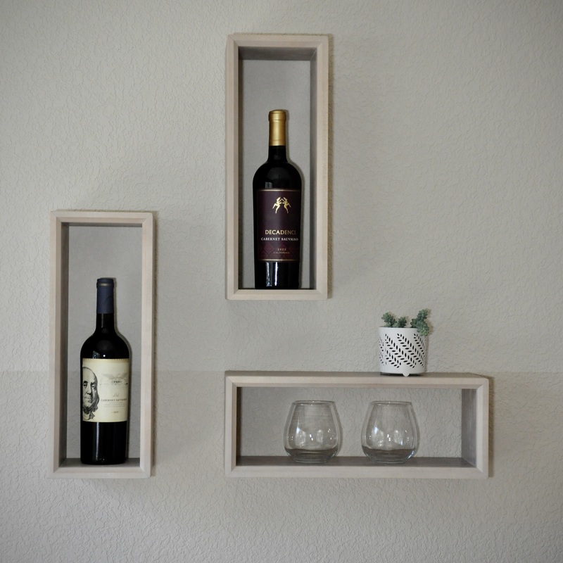 White-washed Oak & Maple Trio